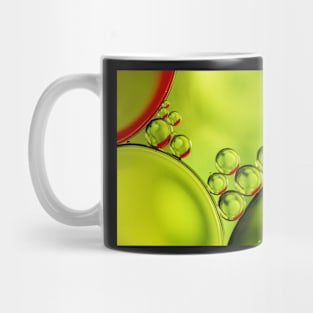 Button Green Oil Drops II Mug